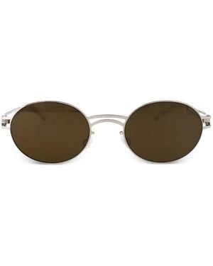 Mykita Gafas de sol Dada con montura redonda - Marrón
