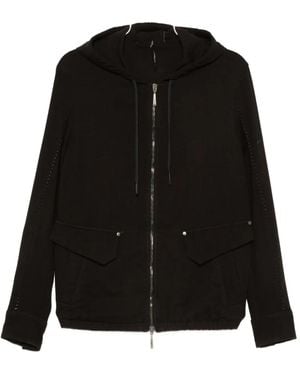 Masnada Zip-up Hooded Jacket - ブラック