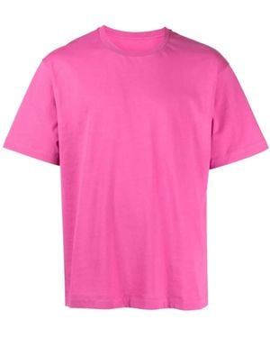Rabanne Logo-Print T-Shirt - Pink
