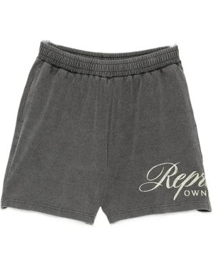 Represent Owners Club Script" Short - Grey
