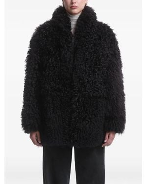 Nour Hammour Amara Collarless Jacket - Black