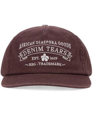 DENIM TEARS Cappello Adg Stamp - Viola