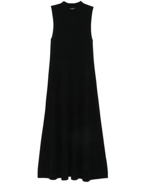 Le Petite Pulle Sleeveless Knitted Midi Dress - Black