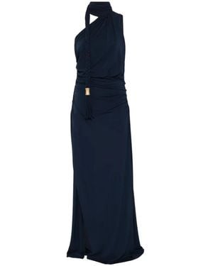 Jonathan Simkhai Tie-Detail Maxi Dress - Blue