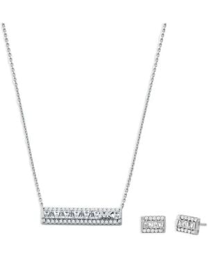 Michael Kors Rectangular Jewelry Set - Metallic