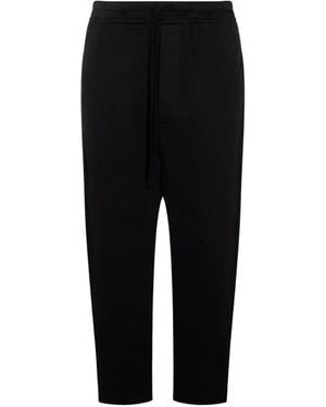 Thom Krom Pantalones De Chándal Con Cordones - Negro