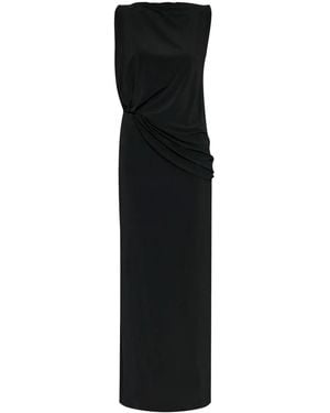 Jacquemus Peplo Long Dress - Black