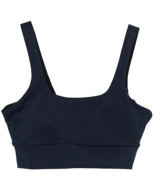 Varley Logo-Print Sport Bra - Blue