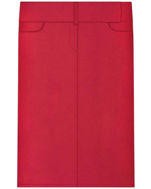 Courreges Rok Met Ceintuur - Rood