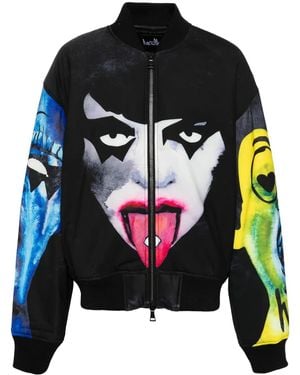 Haculla Bomberjacke Mit Grafischem Print - Schwarz