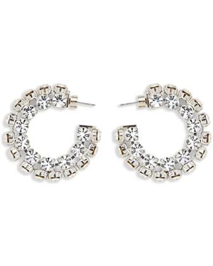 Area Pendientes de aro Crystal pequeños - Metálico