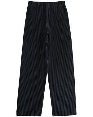 Homme Plissé Issey Miyake Monthly Color January Plissé Trousers - ブルー