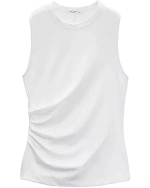 Rag & Bone Mica Wrap Tank Top - White
