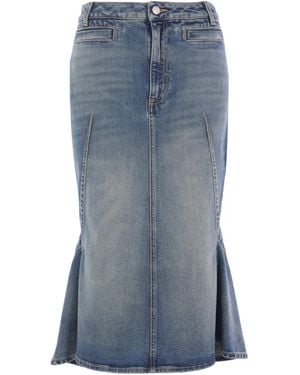 McQueen Kickback skirt - Blau