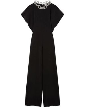 Stella McCartney Jumpsuit Mit Kettendetail - Schwarz