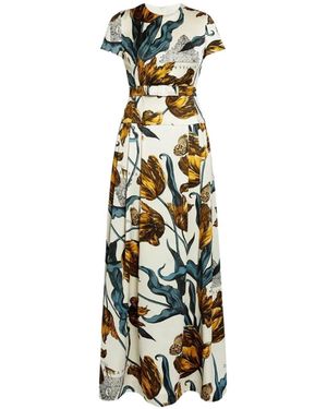 Erdem Floral Print Dress - White