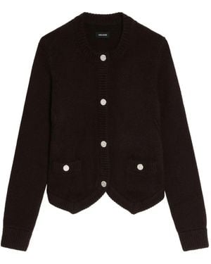 Zadig & Voltaire Button-Embellished Pocket Cardigan - Black
