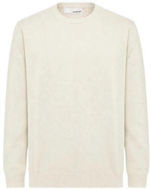 Costumein Rakesh Fine-Knit Crew-Neck Wool Jumper - White