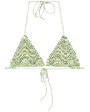 MC2 Saint Barth Leah Bikini Top - Green