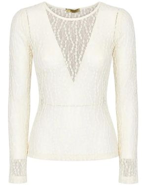 PHO® Firenze Pullover Aus Lochspitze - Weiß
