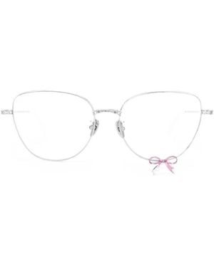 YVMIN Lunettes De Vue Paradise À Nœud Et Ornements En Cristal - Blanc