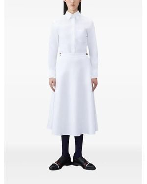 Thom Browne Minikleid mit Knopfverschluss - Weiß