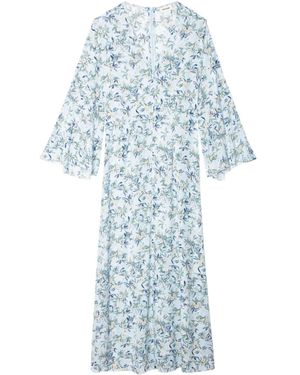 Zadig & Voltaire Abito Lungo Rasato - Blu