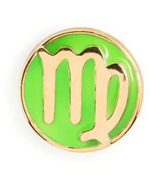 Maria Black Pendente Virgo Pop Coin - Verde