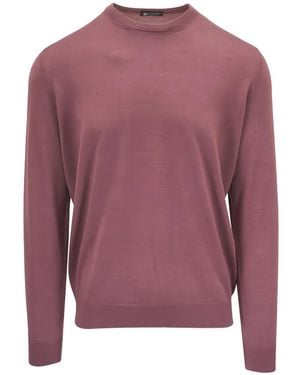 Colombo Crew-Neck Sweater - Purple