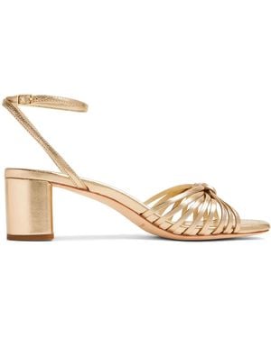 Loeffler Randall Sandalias Olivian con tacón de 50mm - Metálico