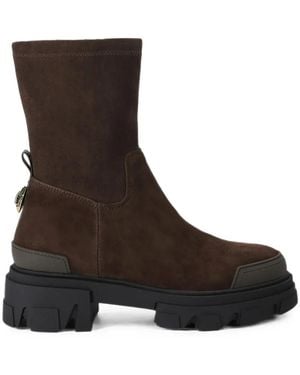Kurt Geiger Trail Sock Ankle Boots - Brown
