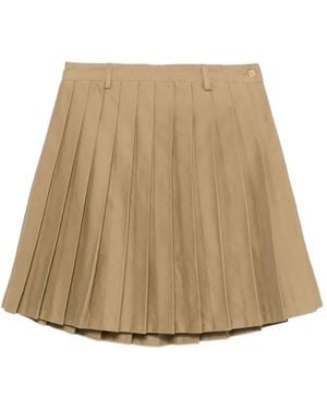 7 For All Mankind Pleated Skirt - ナチュラル