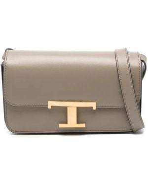 Tod's T Timeless ショルダーバッグ - グレー