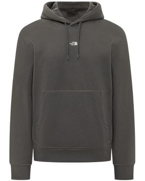 The North Face Logo-Print Hoodie - Grey