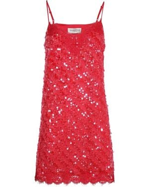 Ermanno Scervino Embellished Mini Dress - Red