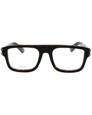 Philipp Plein Rectangle-Frame Glasses - Black