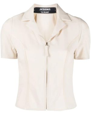 Jacquemus Camisa De Ciclismo Tangelo Con Cremallera - Multicolor