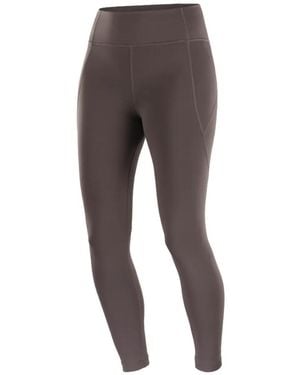 Salomon Logo-Print Leggings - Grey