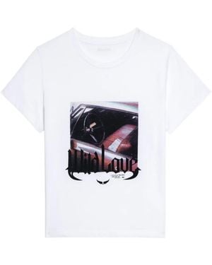 Zadig & Voltaire プリント Tシャツ - ホワイト