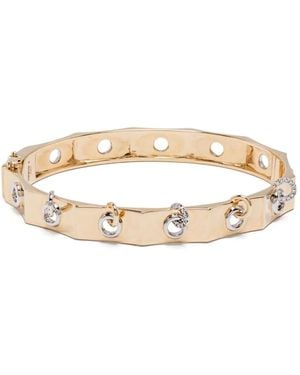 Rainbow K 14K And Eyet Diamond Bangle - Metallic