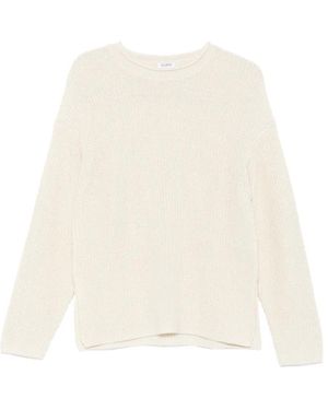 Filippa K Ribbed-Knit Dropped-Shoulder Sweater - White
