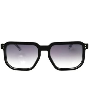 Isabel Marant Geometric-Frame Sunglasses - Black