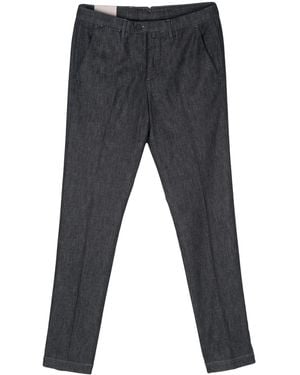 Corneliani Vaqueros ajustados de talle medio - Gris