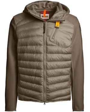 Parajumpers Chaqueta Nolan Híbrida Con Capucha - Marrón