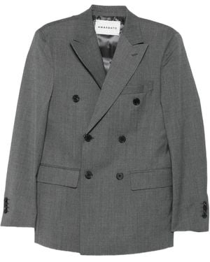 Amaranto ダブルジャケット - グレー