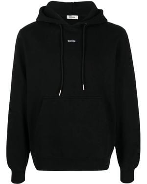 Sandro Sudadera con capucha y logo - Negro