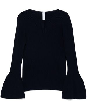 CFCL Bell-Sleeves Knitted Top - Blue