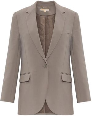 MICHAEL Michael Kors Single-Button Blazer - Brown