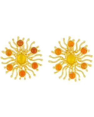 Sylvia Toledano Boucles D'Oreilles Sunshine - Métallisé