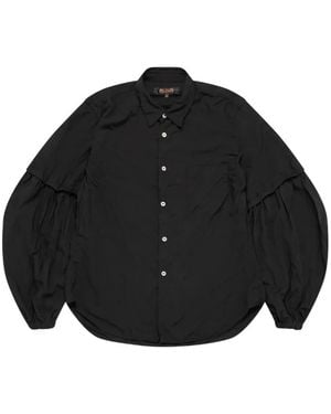 Comme des Garçons Balloon Long-Sleeve Shirt - Black